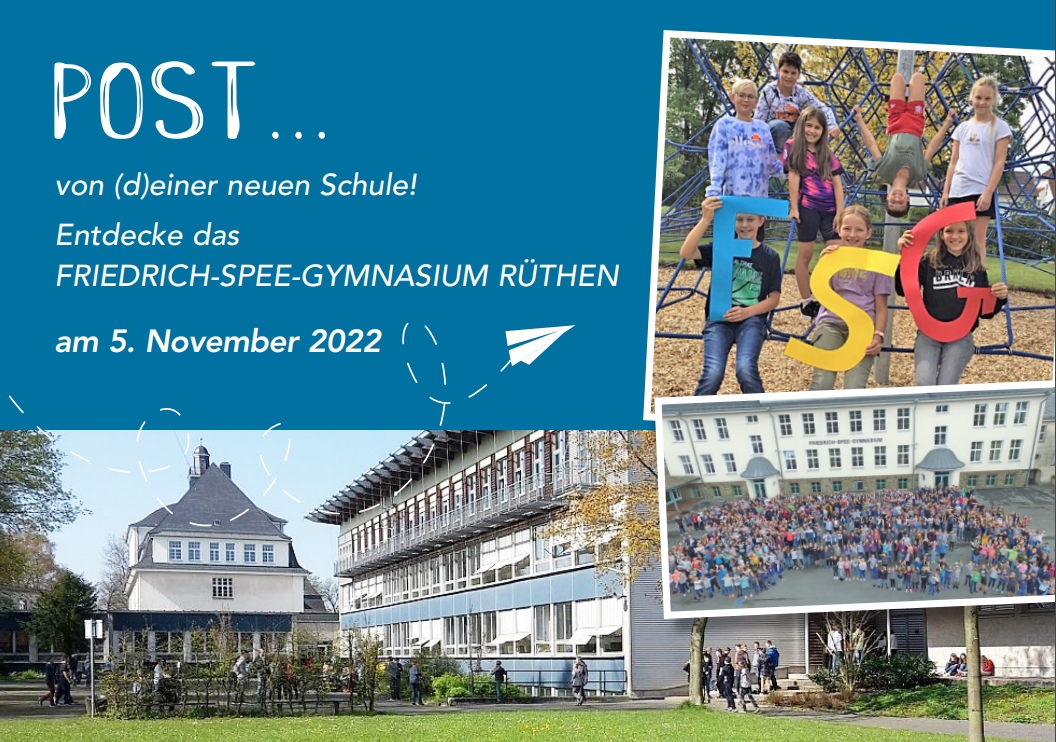 Friedrich-Spee-Gymnasium Einladung zum Tag der offenen Tür