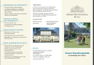 Flyer Erprobungsstufe